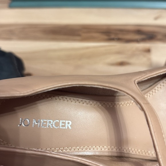 Jo Mercer Tan Mary Jane Heels NWOT - Picture 2 of 4